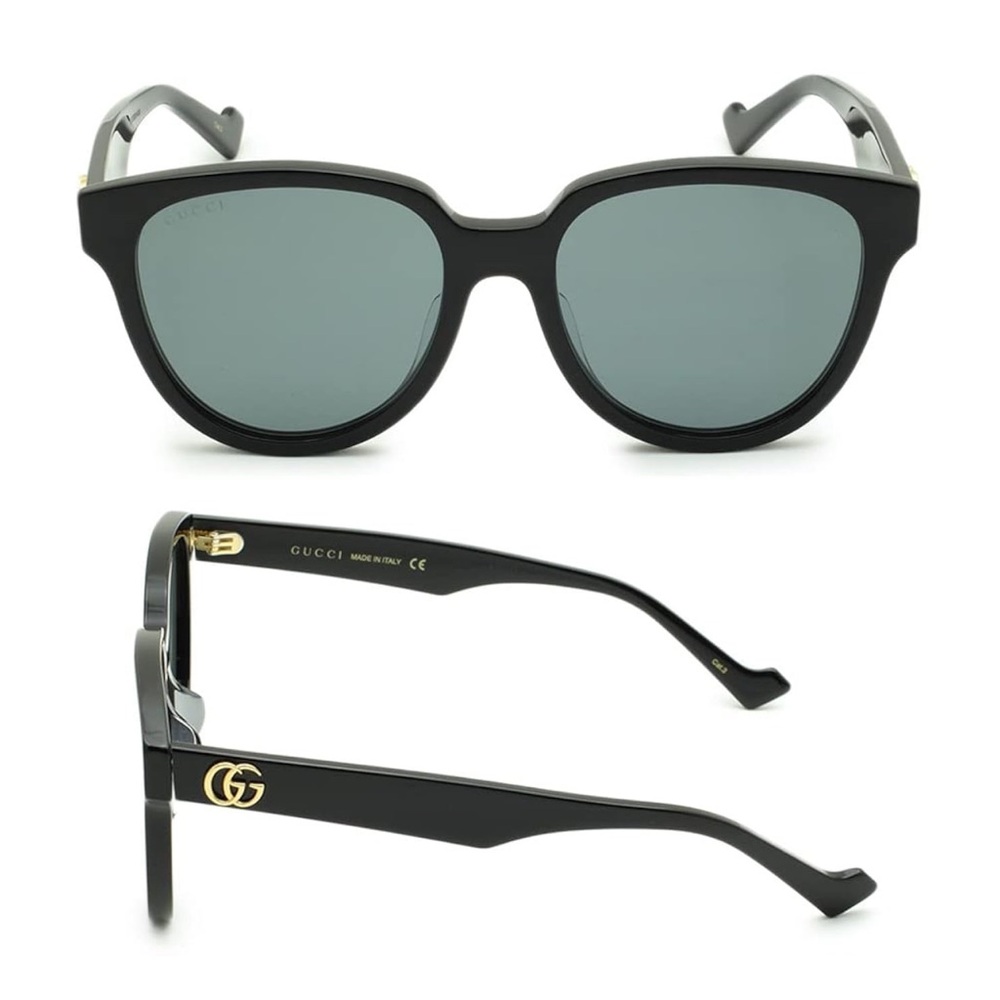 Gucci Black Sunglasses with Gold Logo

GG 0960 SA- 002
